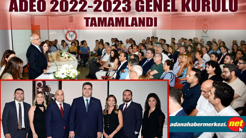 Adana Eczacı Odası 2022-2023 Olağan Genel Kurulu tamamlandı
