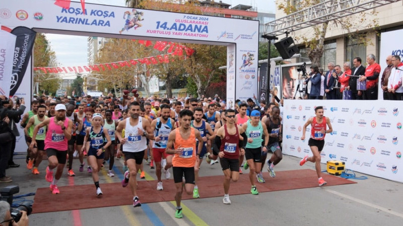 Uluslararası 14. Adana Yarı Maratonu Rekor Katılımla Gerçekleşti