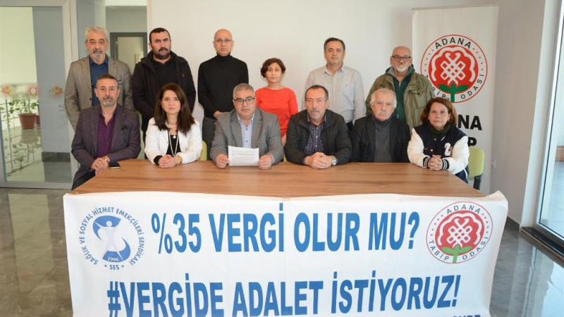 Sağlık çalışanları 42 haftadır Vergide Adalet İstiyor!