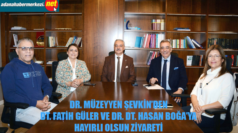 Dr. Şevkin’den Dt. Güler ve Dr. Dt. Boğa’ya ‘Hayırlı olsun’ ziyareti