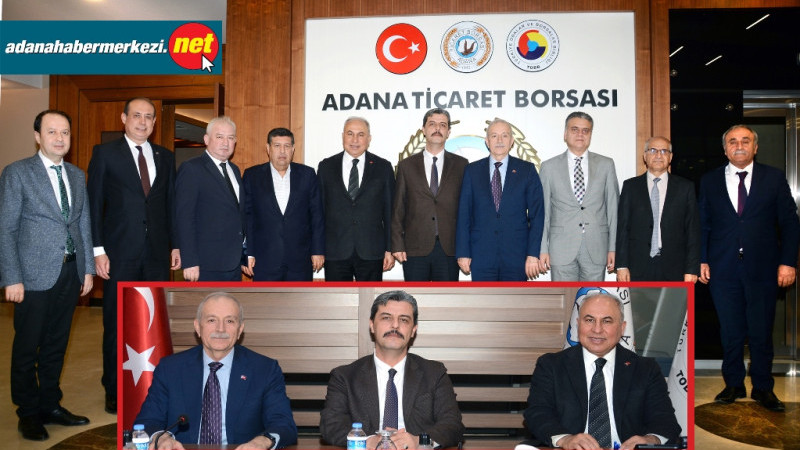 Adana Defterdarı Ahmet Balıkcı’dan ATB’ye İade-i Ziyaret