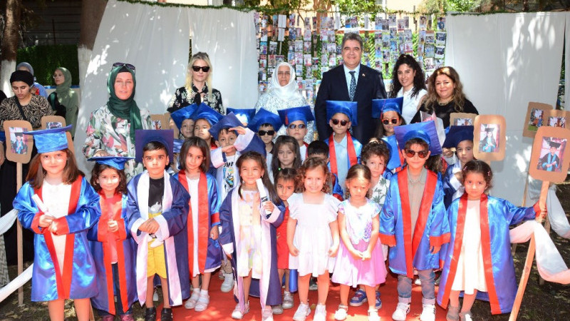 Anaokulu Öğrencileri Mezuniyet Sevinci Yaşadı