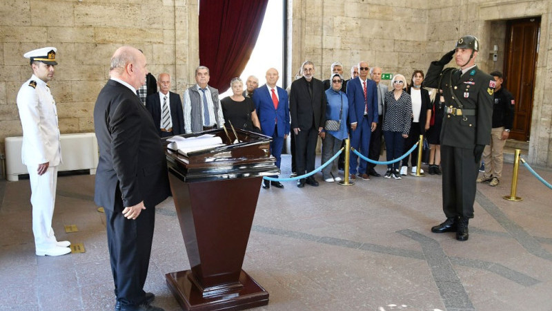 Çukurova Gazeteciler Cemiyeti Anıtkabir’de