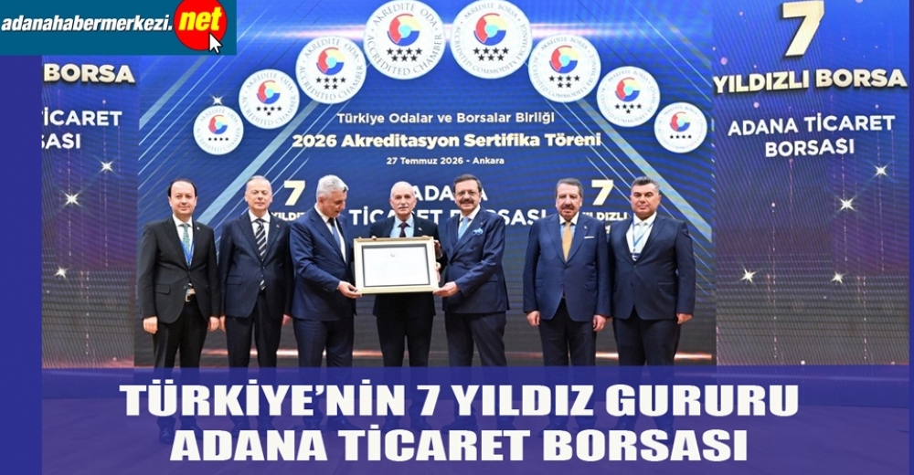 Adana Ticaret Borsası Türkiye’nin Zirvesinde 