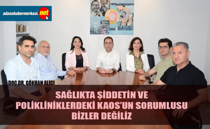 Doç. Dr. Alıcı, “Sağlıkta şiddetin ve polikliniklerdeki kaosun sorumlusu hekimler değildir”