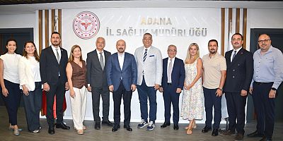 TDB Ve Adana Diş Hekimleri Odasından İl Sağlık Müdürlüğüne Ziyaret