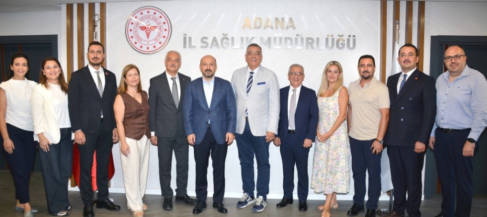 TDB Ve Adana Diş Hekimleri Odasından İl Sağlık Müdürlüğüne Ziyaret